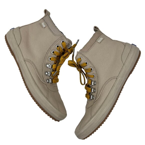 Keds Sneaker Bootie Scout Water Resistant Tan Lace Up WF63597 Size 7 - Picture 8 of 16